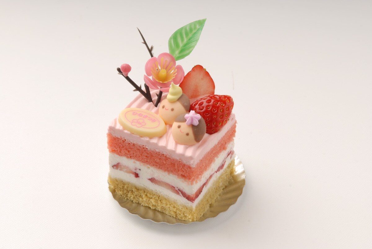 ひな祭りショートケーキ フランス菓子 キャトーズ ジュイエ